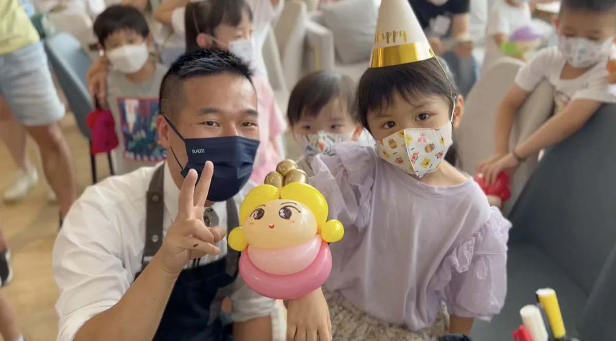扭氣球演出照 11