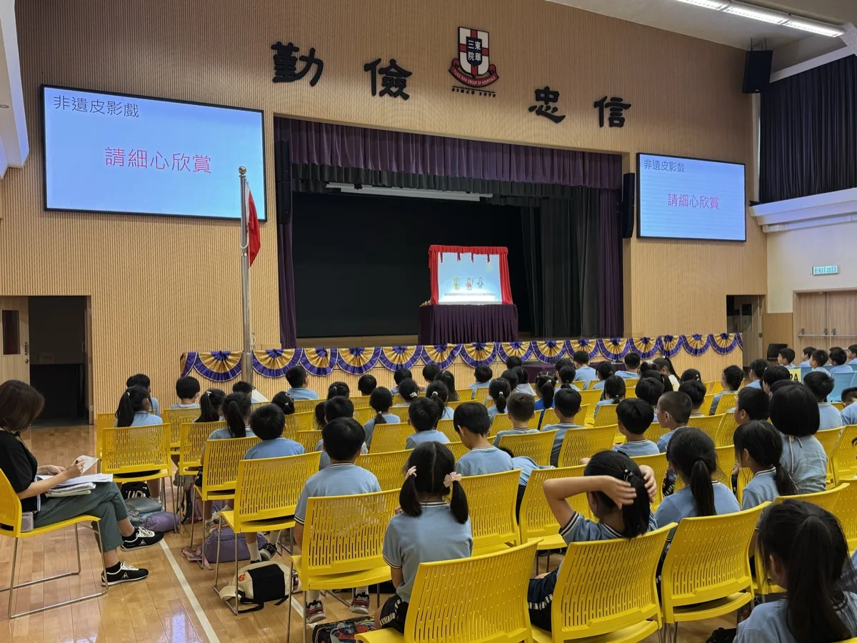 皮影戲演出照 1