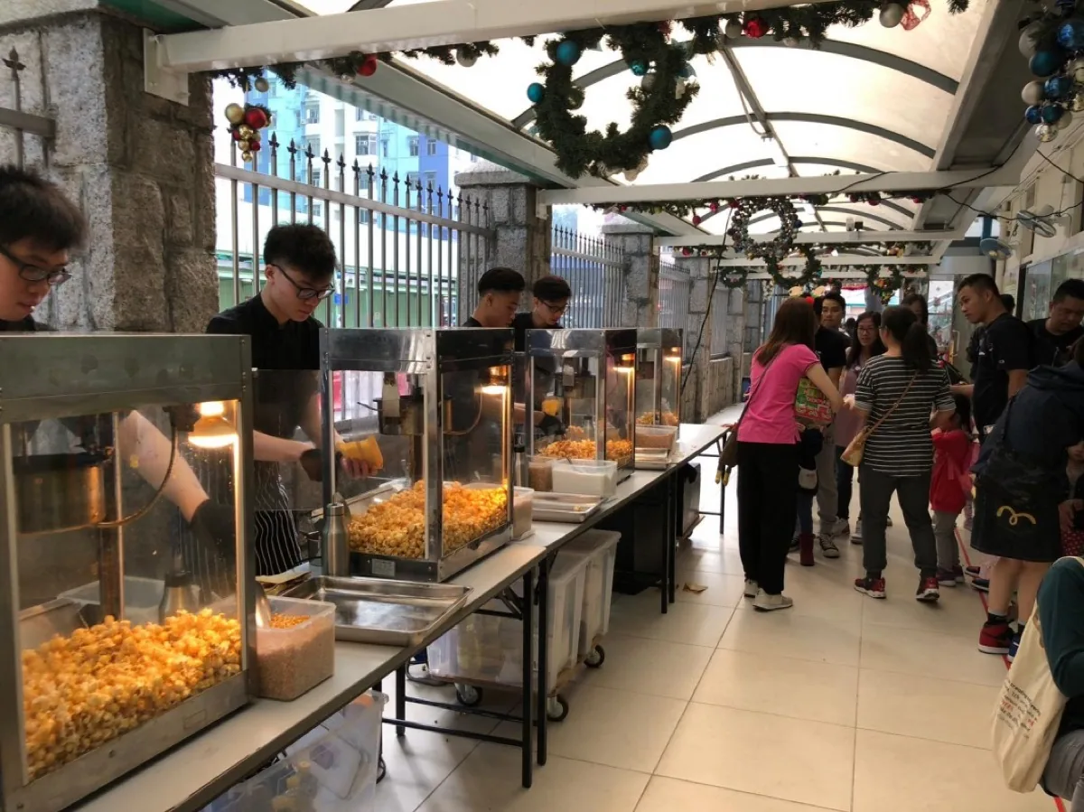 傳統小食攤位演出照 7